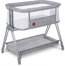 Приставная кроватка Lionelo Luna Grey Concrete